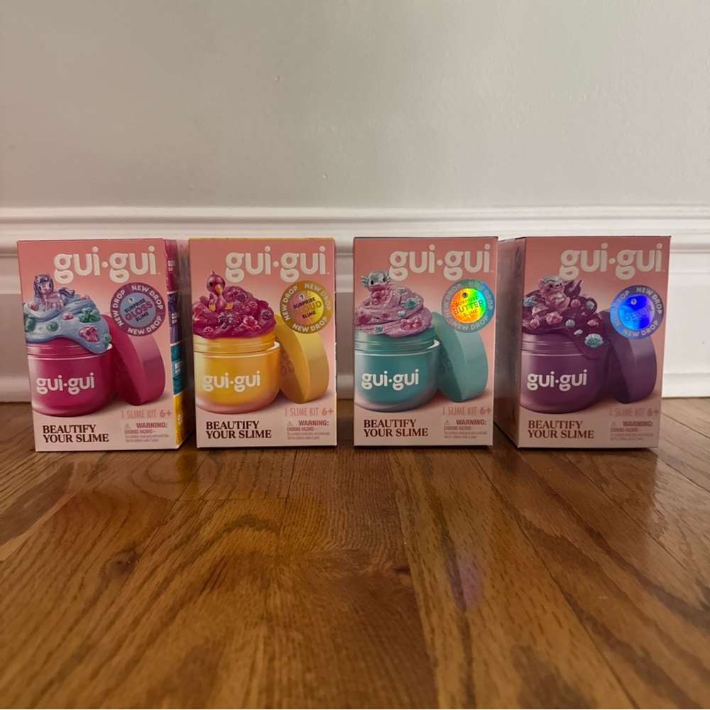 Gui-Gui Slime 4x Colors Cloud Pack The Most Beautiful Slime Ever!
